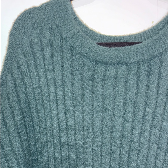 Aerie green Ribbed Crew Neck Sweater - Picture 2 of 7